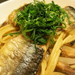 秋近し！秋刀魚のパスタ